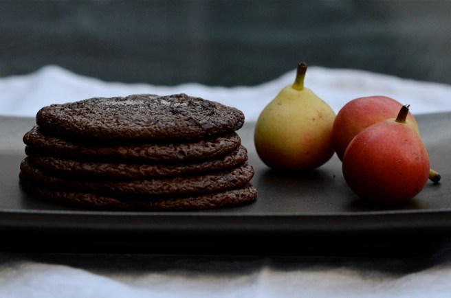 Salted Chocolate Rye Cookies