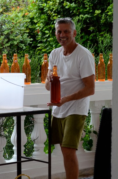 Allan with Bottled Beer